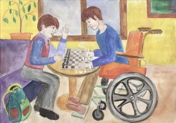 Рисунок ко Дню инвалидов