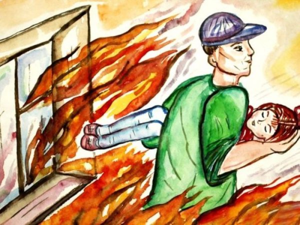 Рисунок на тему героизм