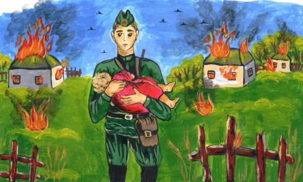 Конкурс рисунков подвиг героя