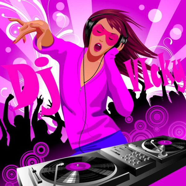 DJ нарисованный