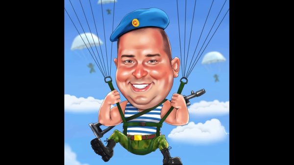 Шарж военный