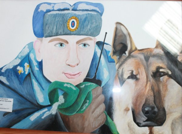 Рисунок ко Дню милиции