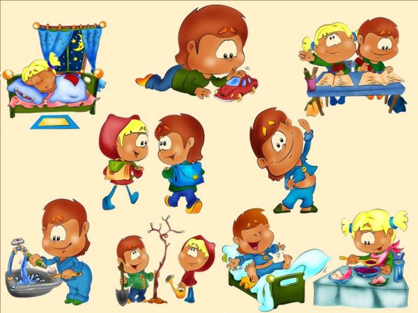 Распорядок дня картинки