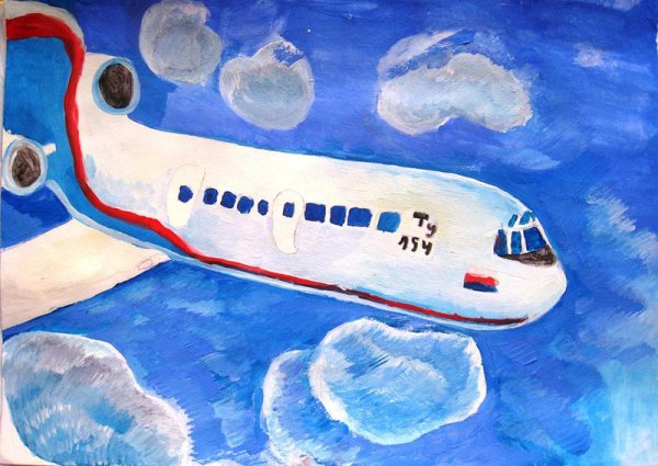 Рисунок ко Дню авиации