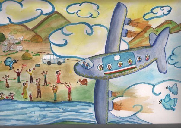 Детские рисунки самолетов