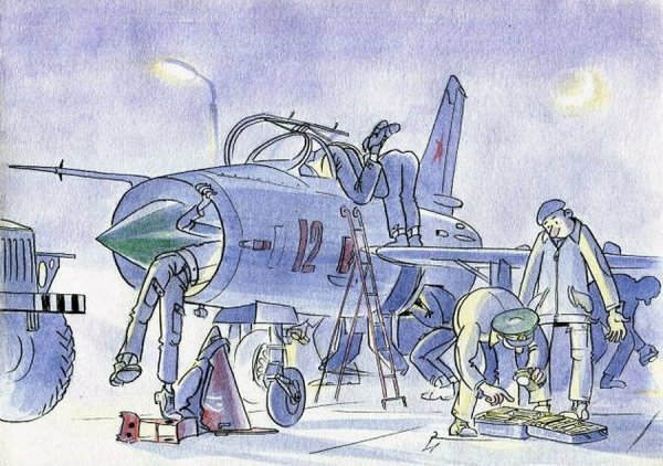 Карикатуры про авиацию