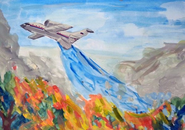 Рисунок ко Дню авиации