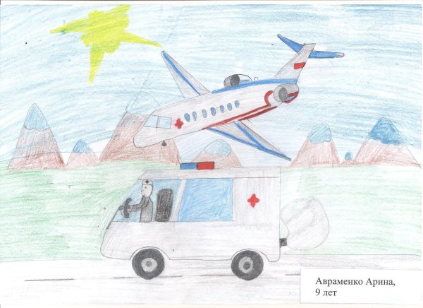 Детские рисунки аэропорт