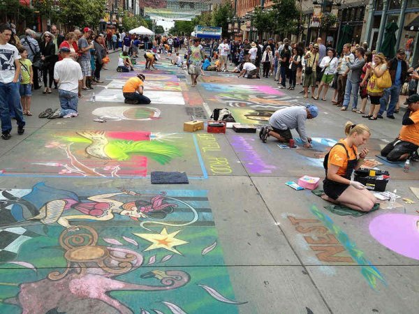 День рисования на асфальте