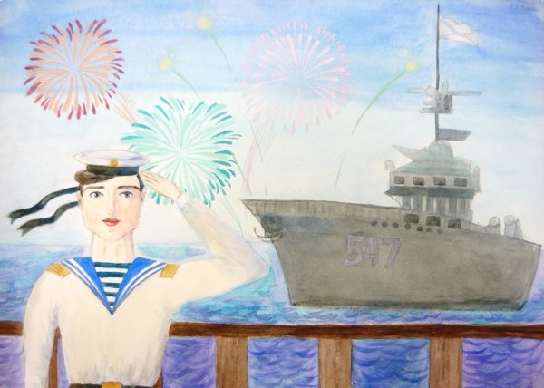 Рисунки на день моряка