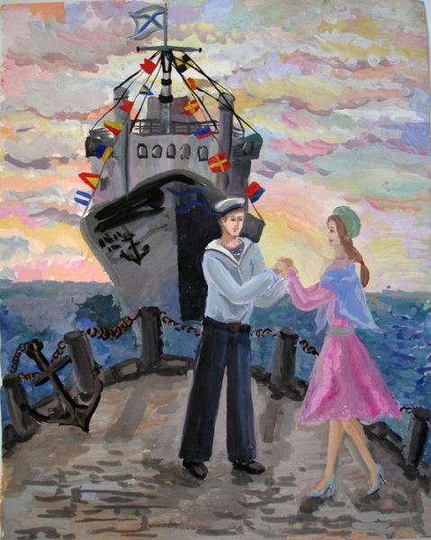 Нарисовать моряка