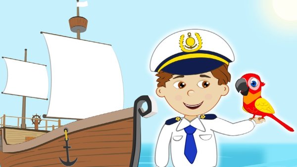 Моряк иллюстрация для детей