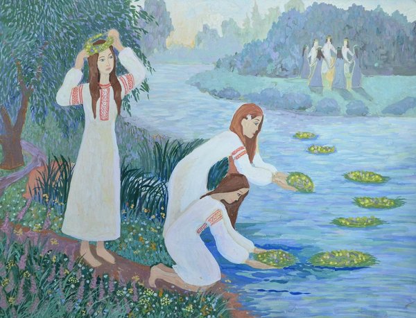 Праздник Иван Купала иллюстрации для детей