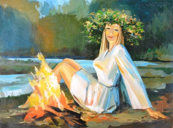 Иван Купала рисунок