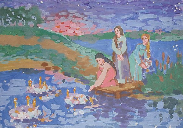 Иван Купала рисунок