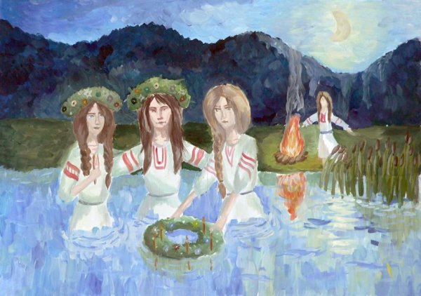 Рисунок к празднику Троица