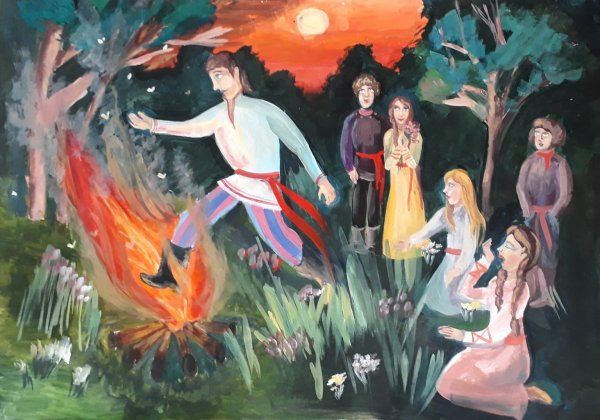 Праздник Иван купалорисунок