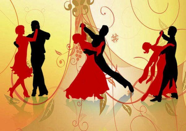 Бальные танцы фон