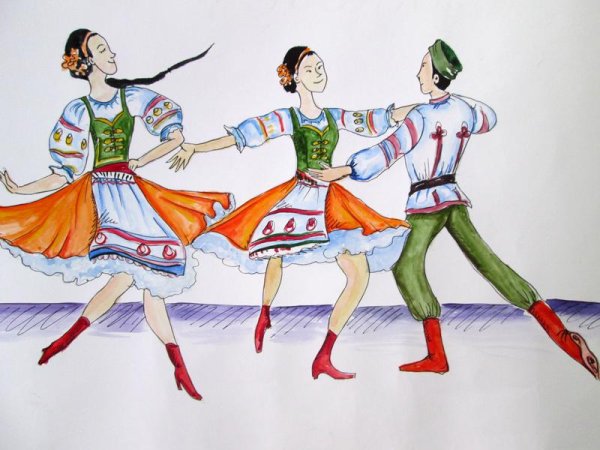 Танец рисунок