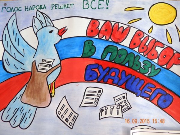 Плакат на тему выборы