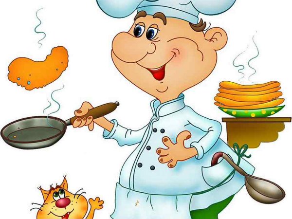 Повар рисунок для детей