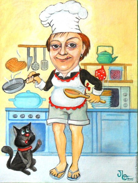 Повар иллюстрация