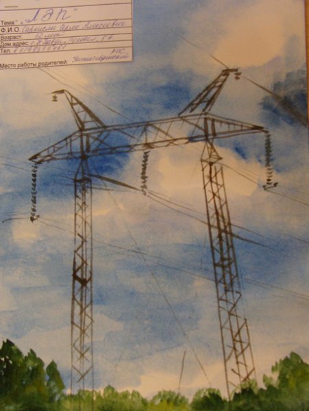 Энергетика рисунок профессиональный