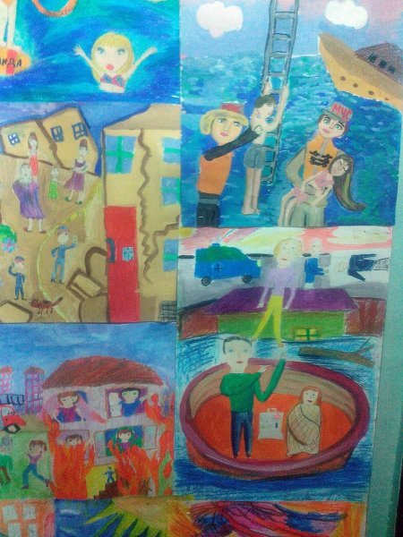 Рисунок Чрезвычайные ситуации глазами детей