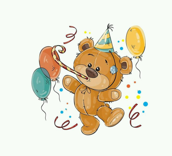 С днем рождения мишка