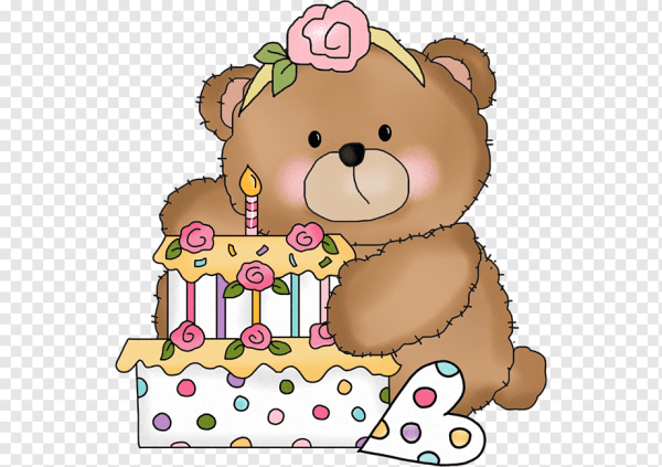 Медвежонок с тортиком