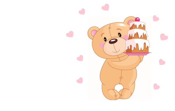 Медвежонок с тортиком