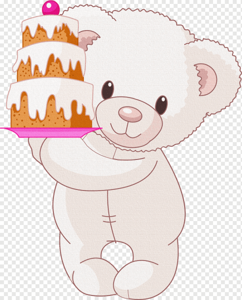 Медвежонок с тортиком