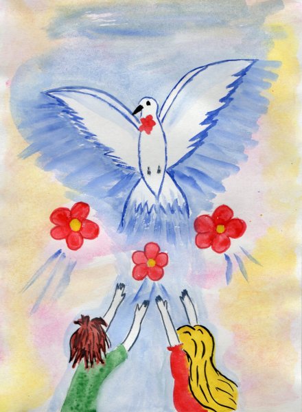 Рисование на тему мир