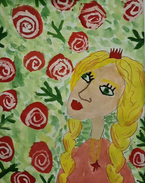 Рисунки к Международному женскому Дню на конкурс