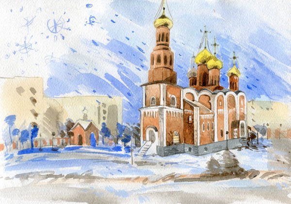 Нижневартовск рисунок