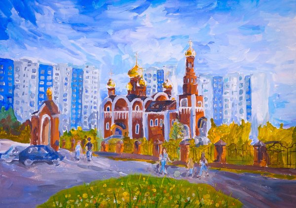 Нижневартовск рисунок