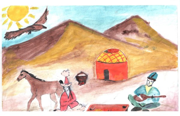 Рисунок на тему Казахстан