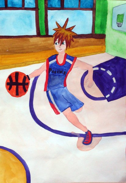 Рисунок на спортивную тему