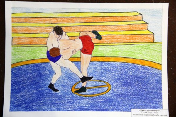 Детские рисунки на спортивную тематику