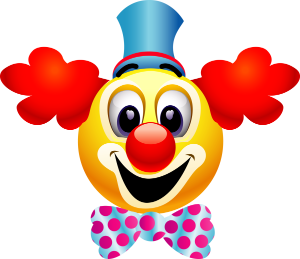 Смайлик клоуна