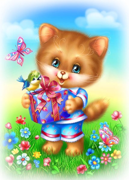 Красивые детские открытки