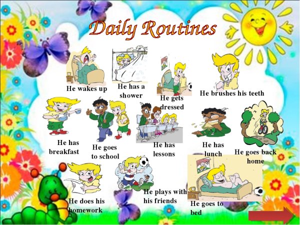 Проект по английскому мой день