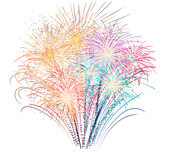 Салют без фона