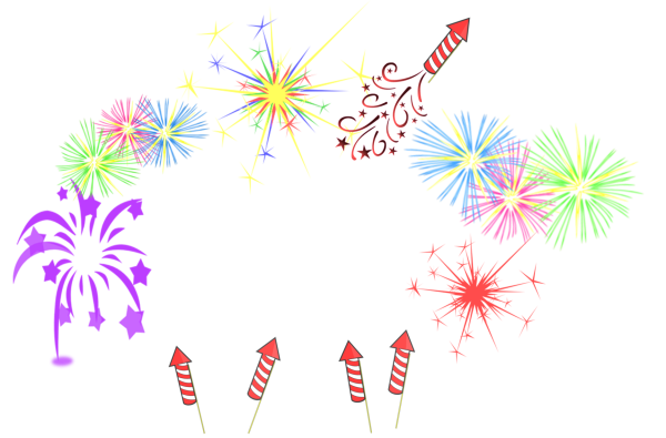 Нарисовать фейерверк