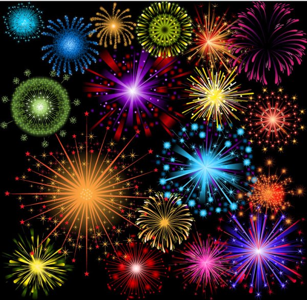 Фейерверк мультяшный