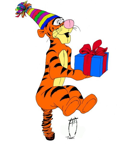 Винни пух и Тигруля новый год