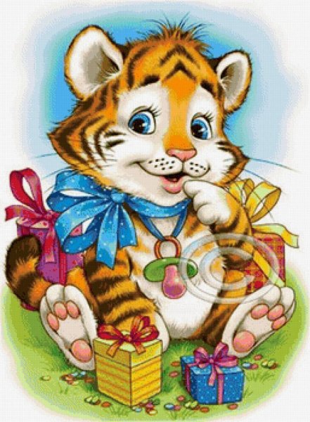 Новогодний Тигренок