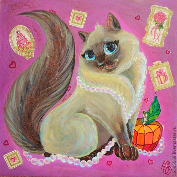 Кот рисунок