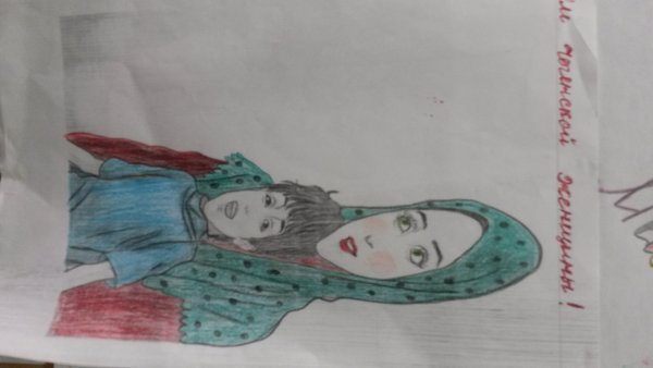 Рисунки на день чеченскойженшины