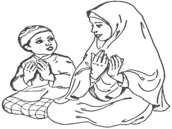 Мусульманские раскраски для детей